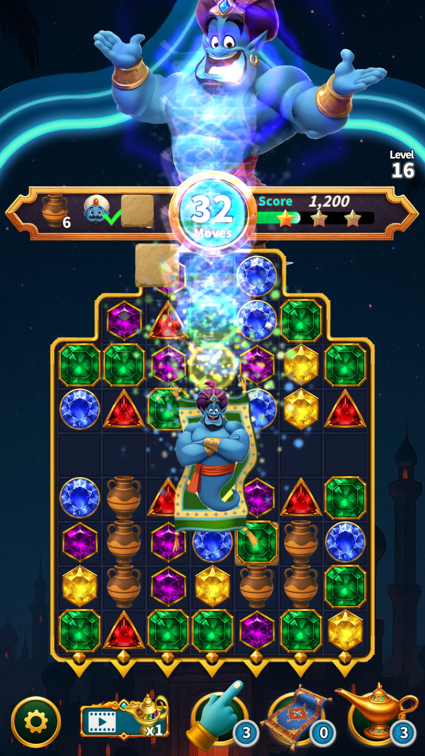 Magic of Genie : Match3 Puzzle screenshot
